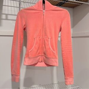 Juicy Couture Women’s Plush Velour Tracksuit  Hoodie - Used Condition